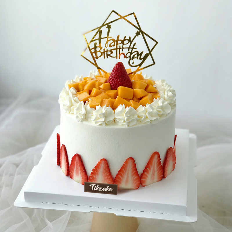 芒果草莓奶油蛋糕 广州如何在网上订购生日蛋糕？广州订生日蛋糕去哪个网站好