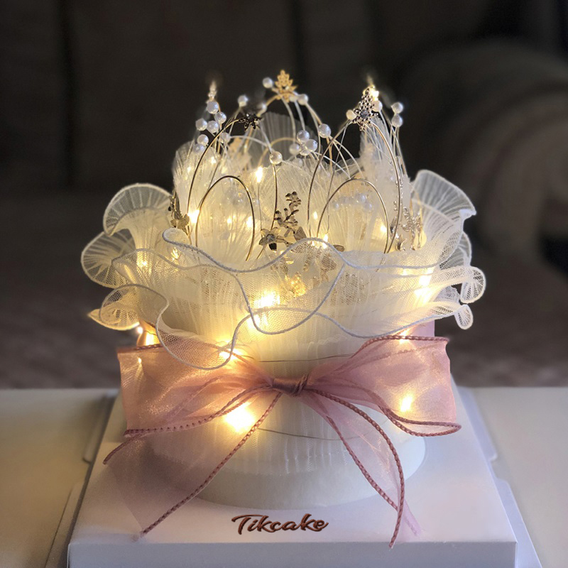 女神款网红鲜奶蛋糕 妈妈生日准备什么礼物？妈妈过生日订什么款式蛋糕