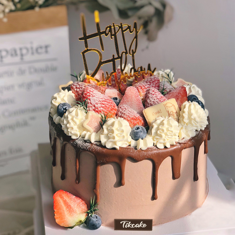 森系草莓蛋糕 如何给好朋友过一个难忘的生日