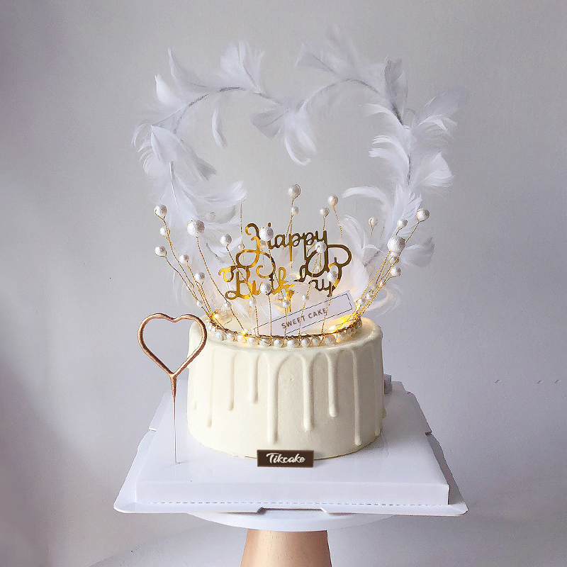皇冠款奶油蛋糕 给准婆婆的生日蛋糕上写什么合适