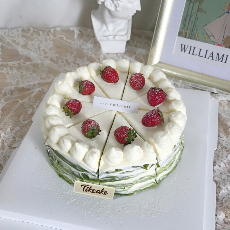 草莓抹茶千层蛋糕 送给妈妈的生日蛋糕有哪些？生日蛋糕推荐