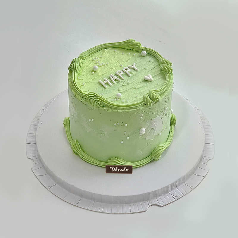 抹茶绿*奶油蛋糕
