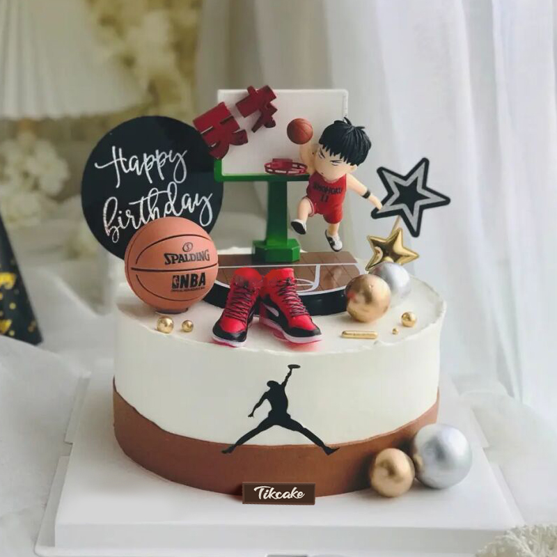 篮球主题男孩儿童生日蛋糕