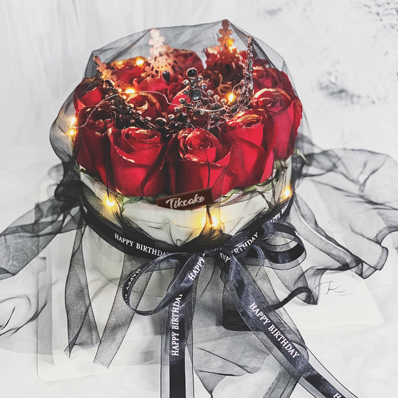 皇冠玫瑰求婚蛋糕