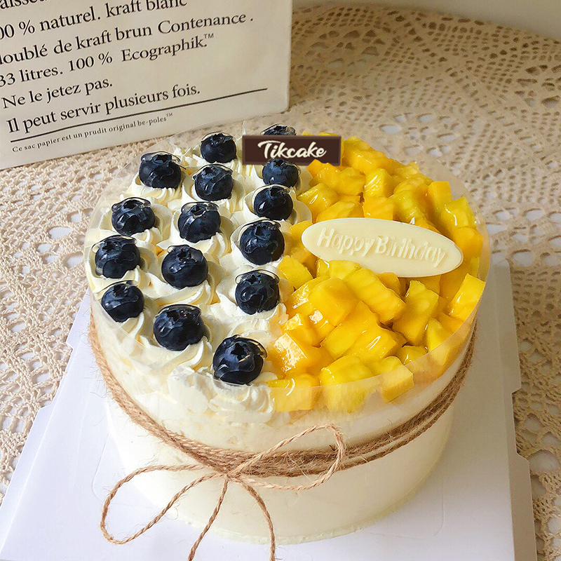 水果双拼奶油蛋糕