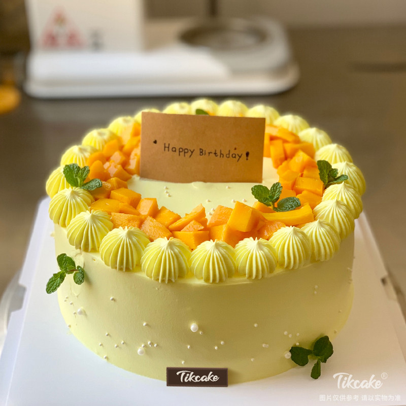 芒果奶油蛋糕