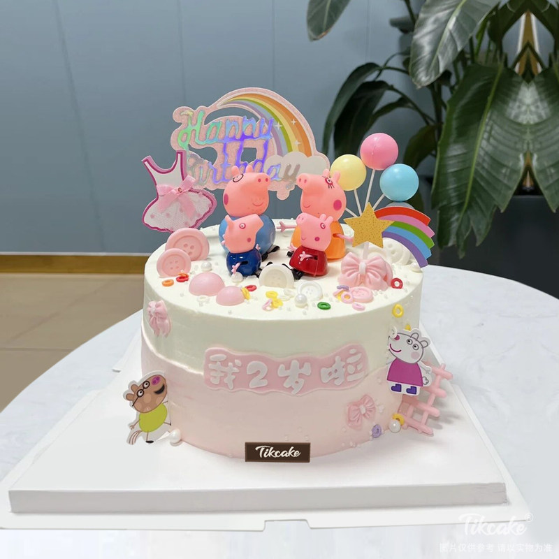 小猪佩奇主题（一）巧克力蛋糕