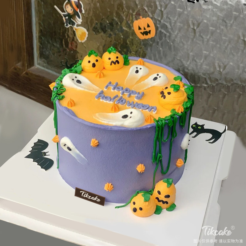 万圣节主题（三）鲜奶蛋糕