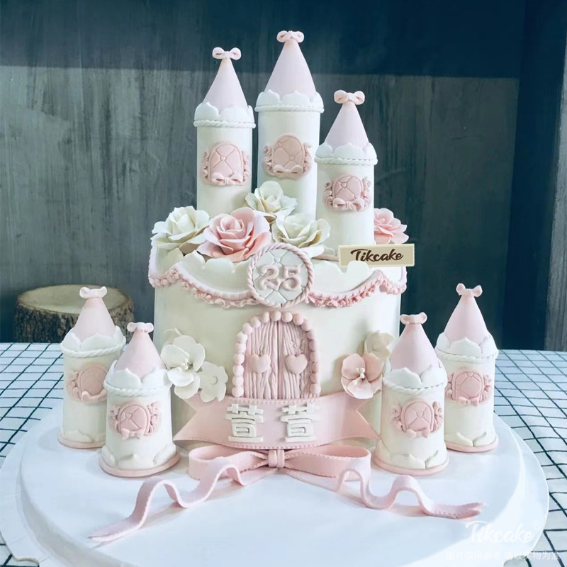 梦想城堡翻糖蛋糕（城市款）