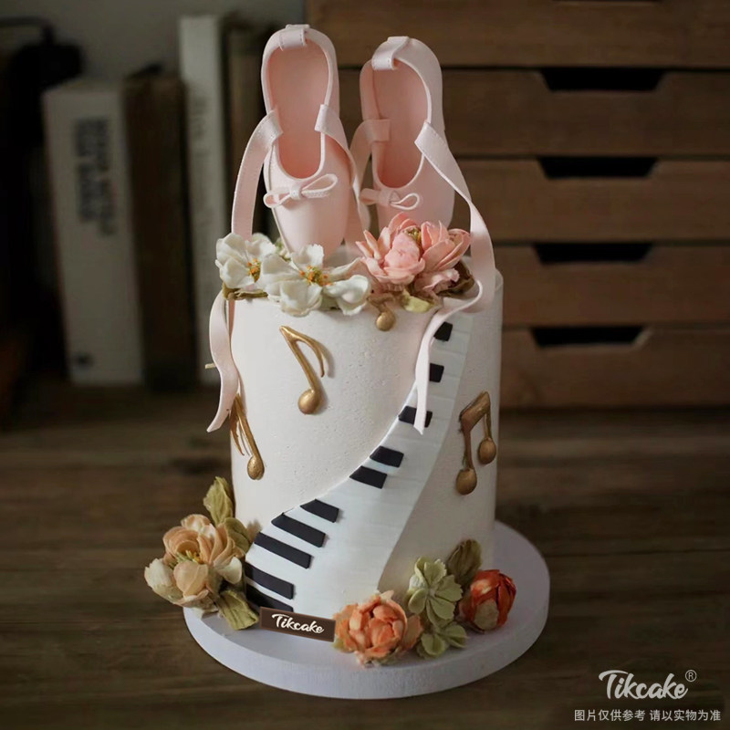 芭蕾舞曲翻糖蛋糕（城市款）