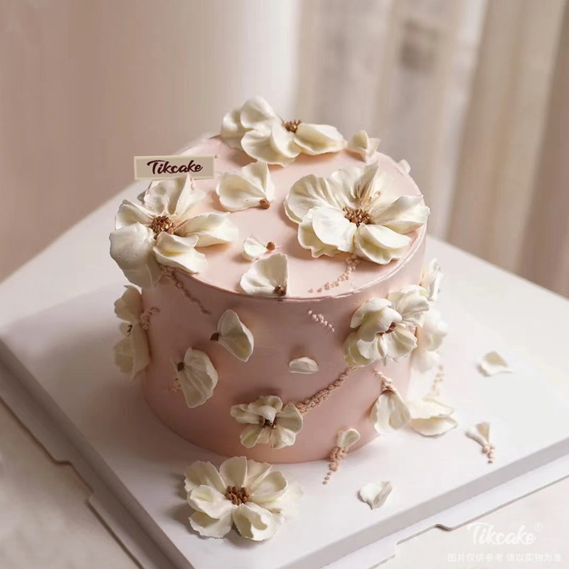 一路繁花-裱花蛋糕
