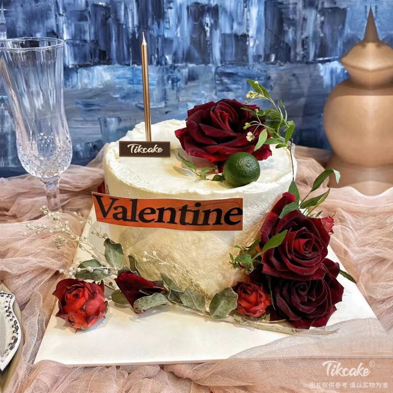 浓浓爱意-复古风鲜花主题鲜奶蛋糕（城市款）