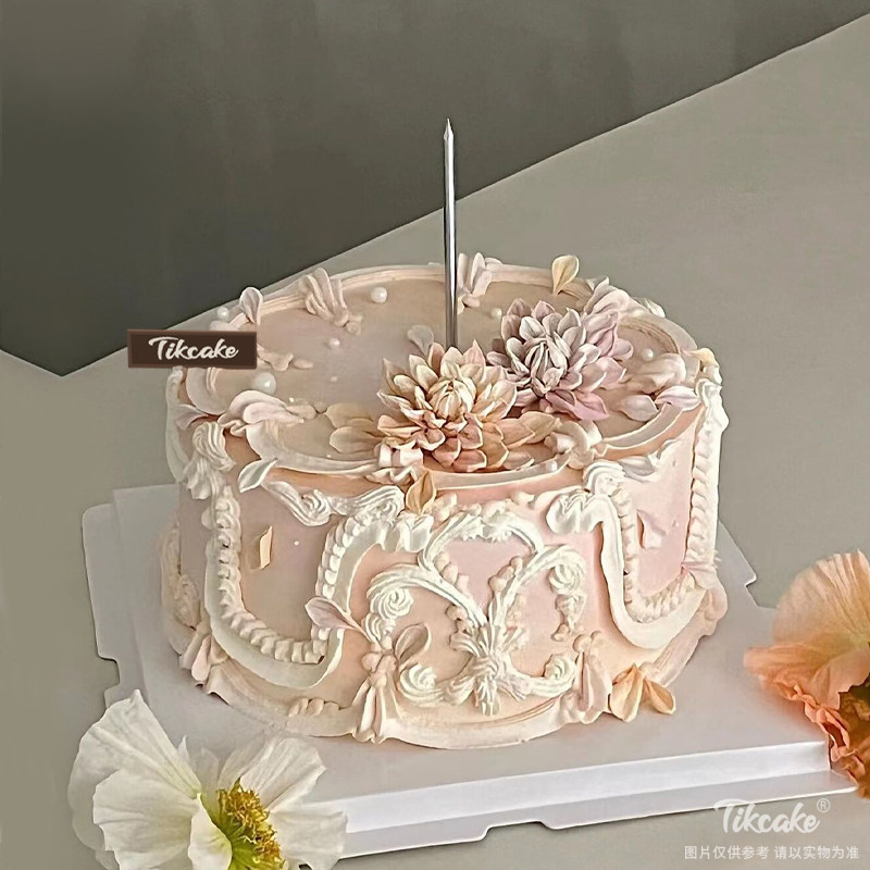 复古风刮刀裱花鲜奶蛋糕（城市款）