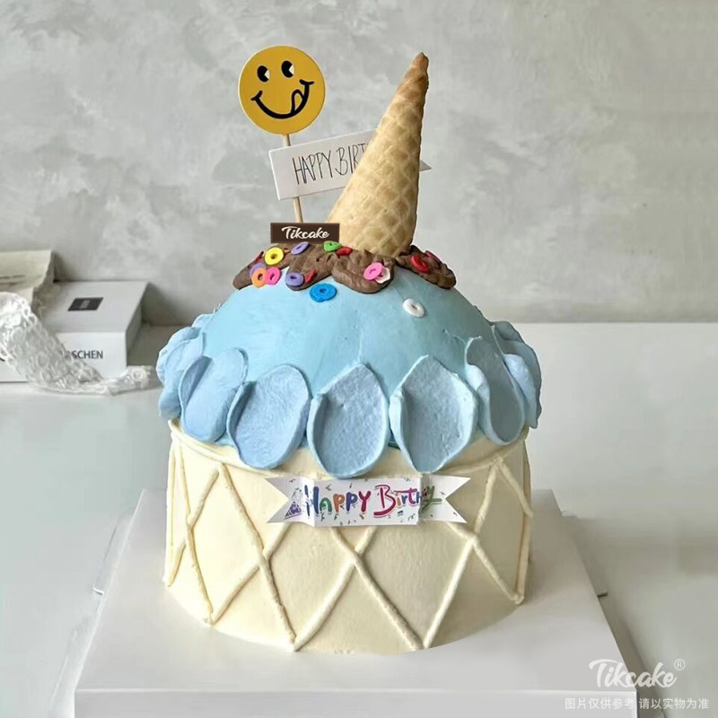 甜筒冰淇淋夹心鲜奶蛋糕（城市款）