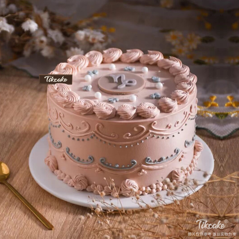 摩羯座主题鲜奶蛋糕（12.22-1.19）