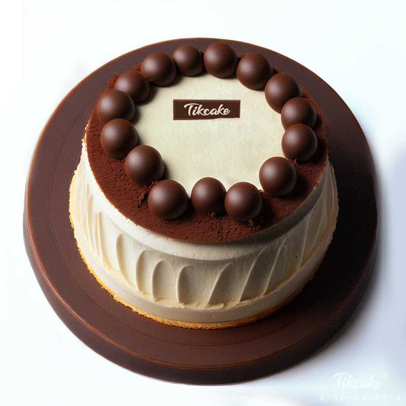 原创简约巧克力鲜奶蛋糕