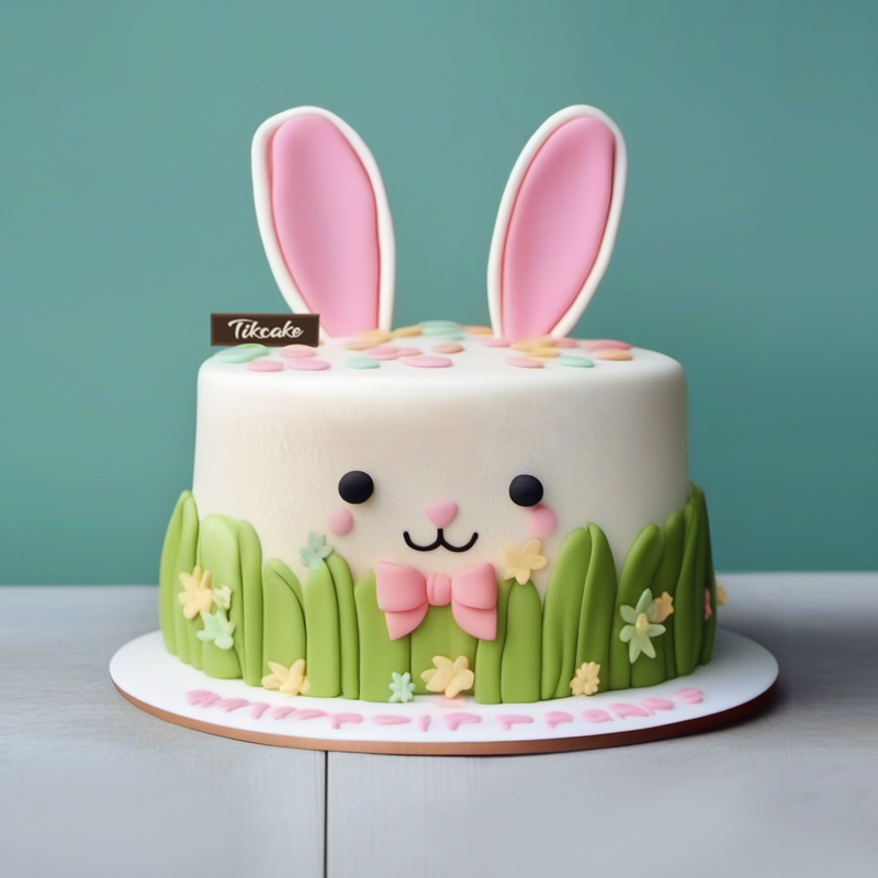原创十二生肖兔主题翻糖蛋糕