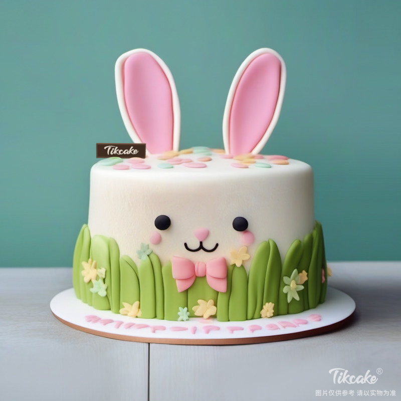 原创十二生肖兔主题翻糖蛋糕