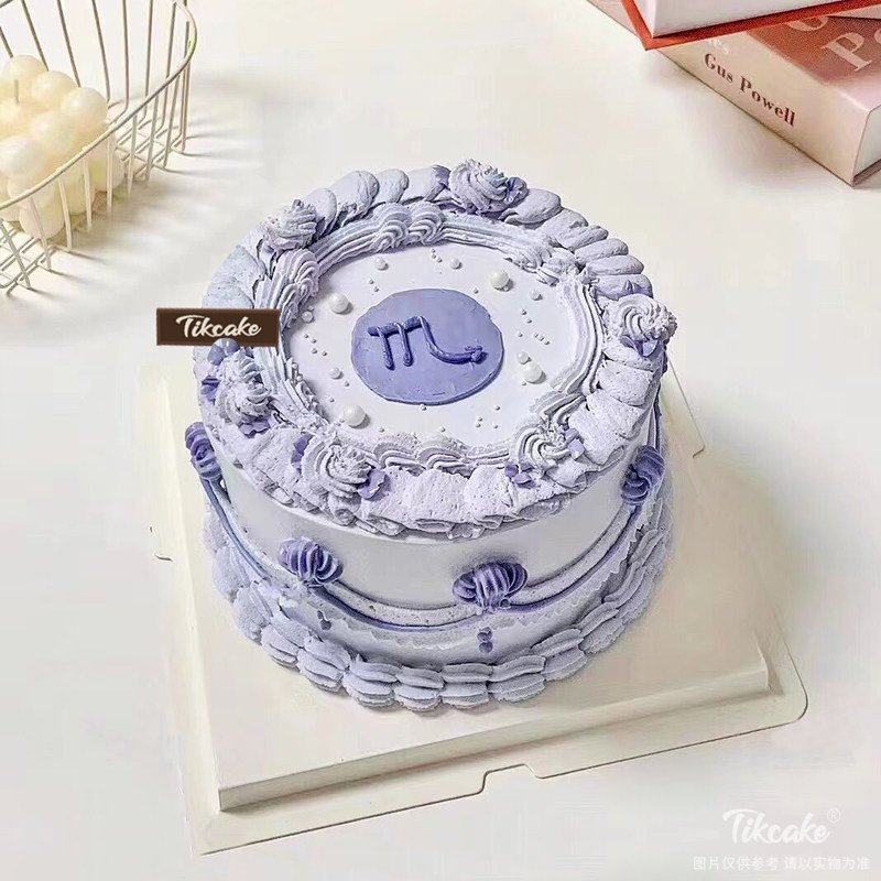 天蝎座主题复古风鲜奶蛋糕（10.24-11.22）