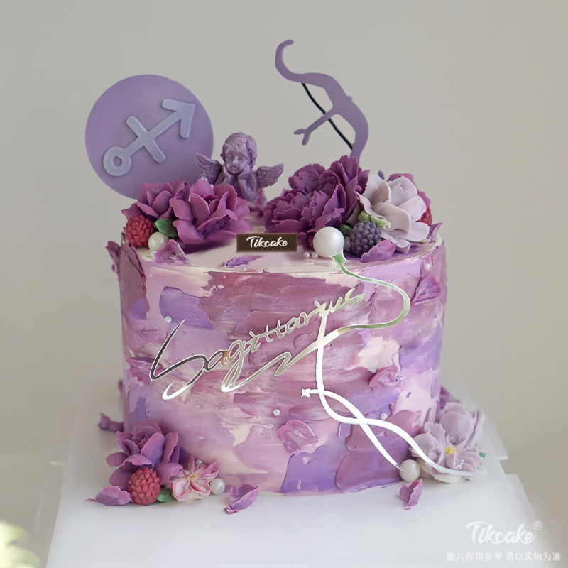 射手座主题裱花蛋糕（11.23-12.21）