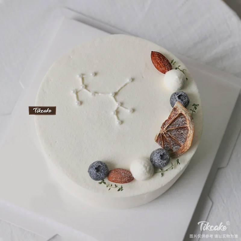 简约射手座主题鲜奶蛋糕（11.23-12.21）