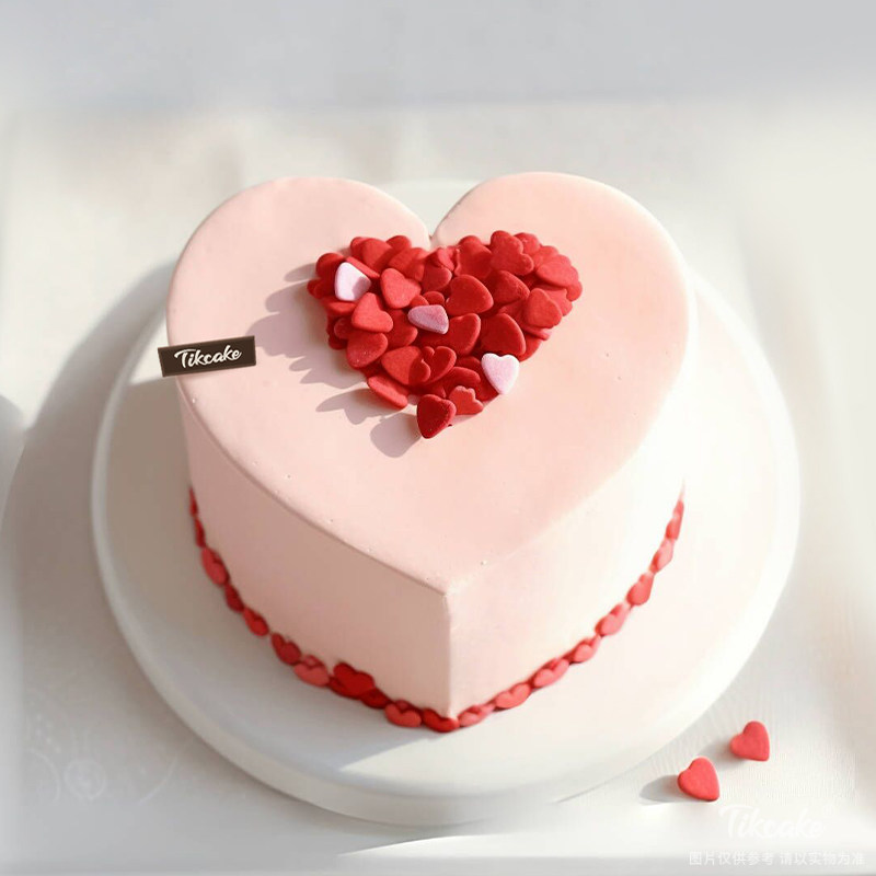 原创心形鲜奶蛋糕