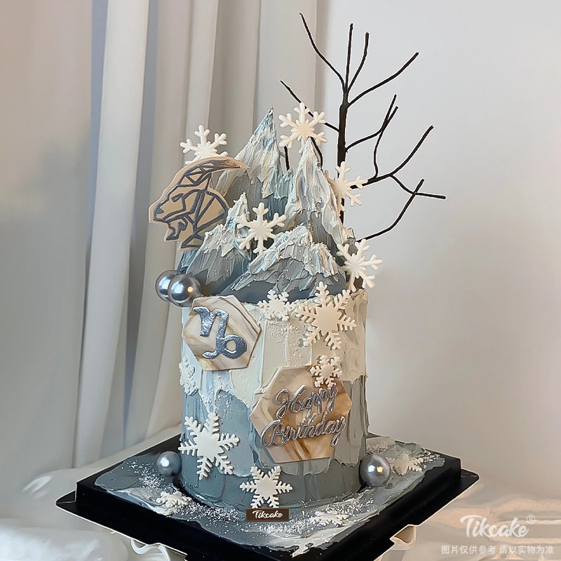 摩羯座冬日主题鲜奶蛋糕（12.22-1.19）