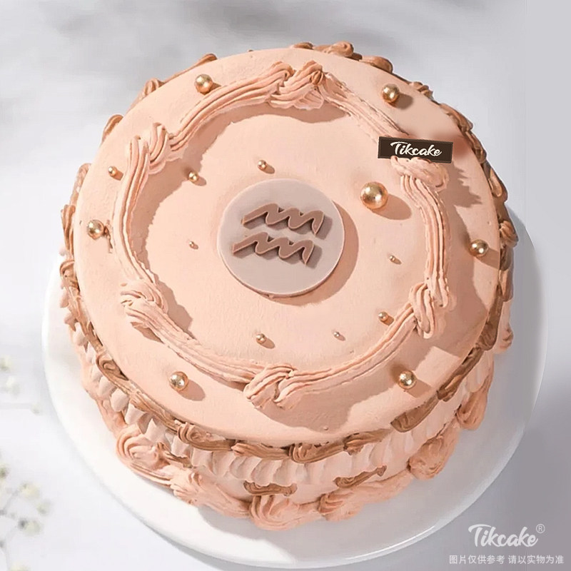 水瓶座复古风鲜奶蛋糕（1.20-2.18）