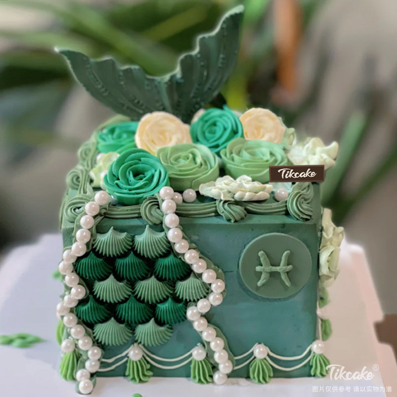 双鱼座主题鲜奶蛋糕（2.19-3.20）