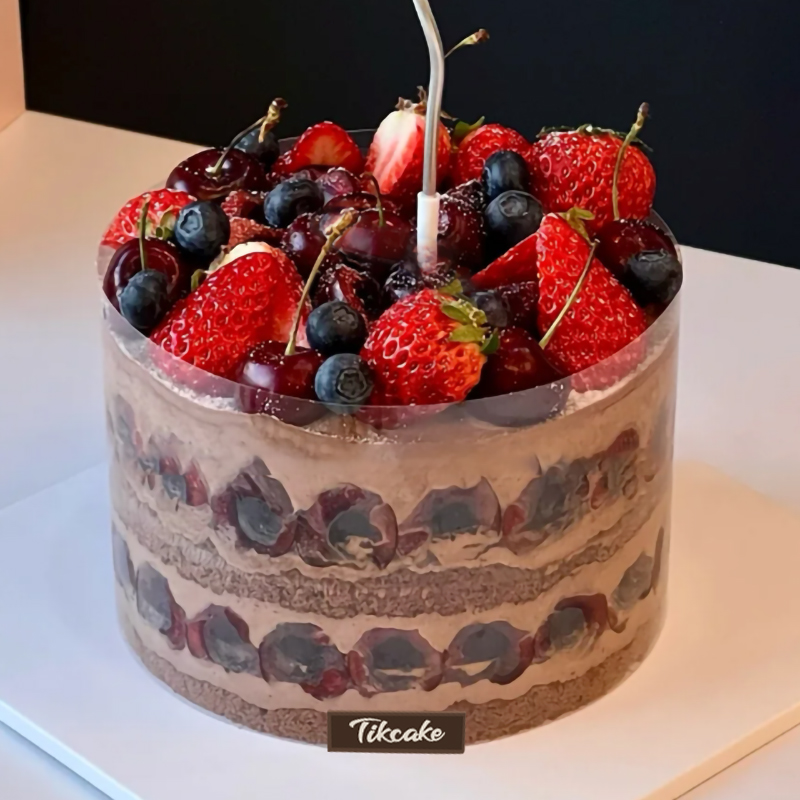 巧克力草莓鲜奶蛋糕（二）