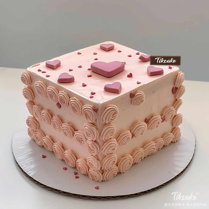 原创方形巧克力鲜奶蛋糕