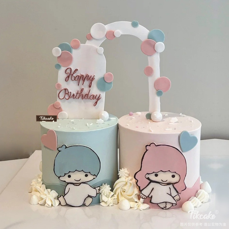 双子座主题双拼蛋糕（5.21-6.21）