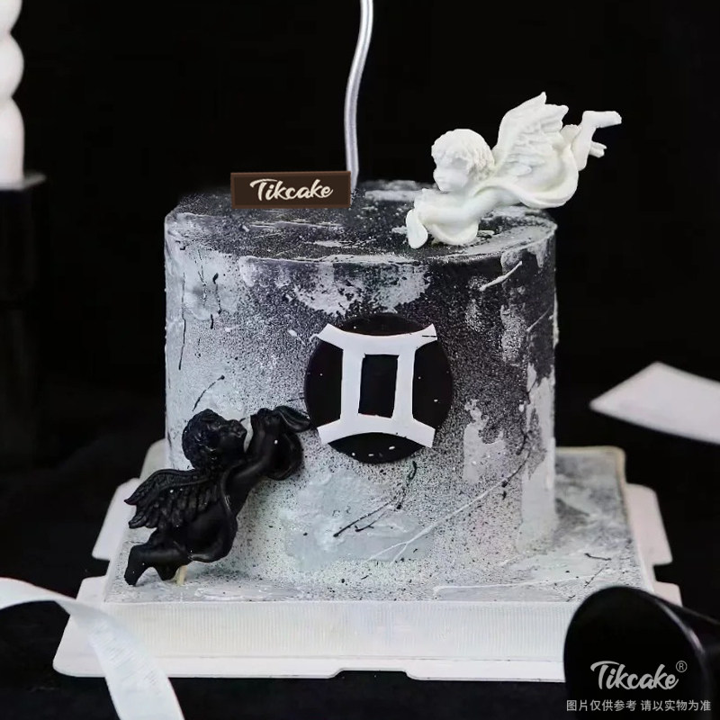 双子座小天使主题鲜奶蛋糕二（5.21-6.21）