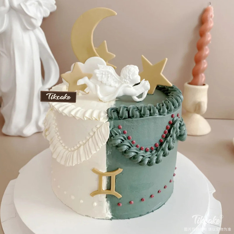 双子座主题拼色鲜奶蛋糕（5.21-6.21）