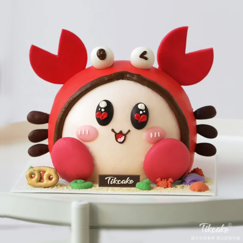 巨蟹座女生版翻糖鲜奶蛋糕（6.22-7.22）