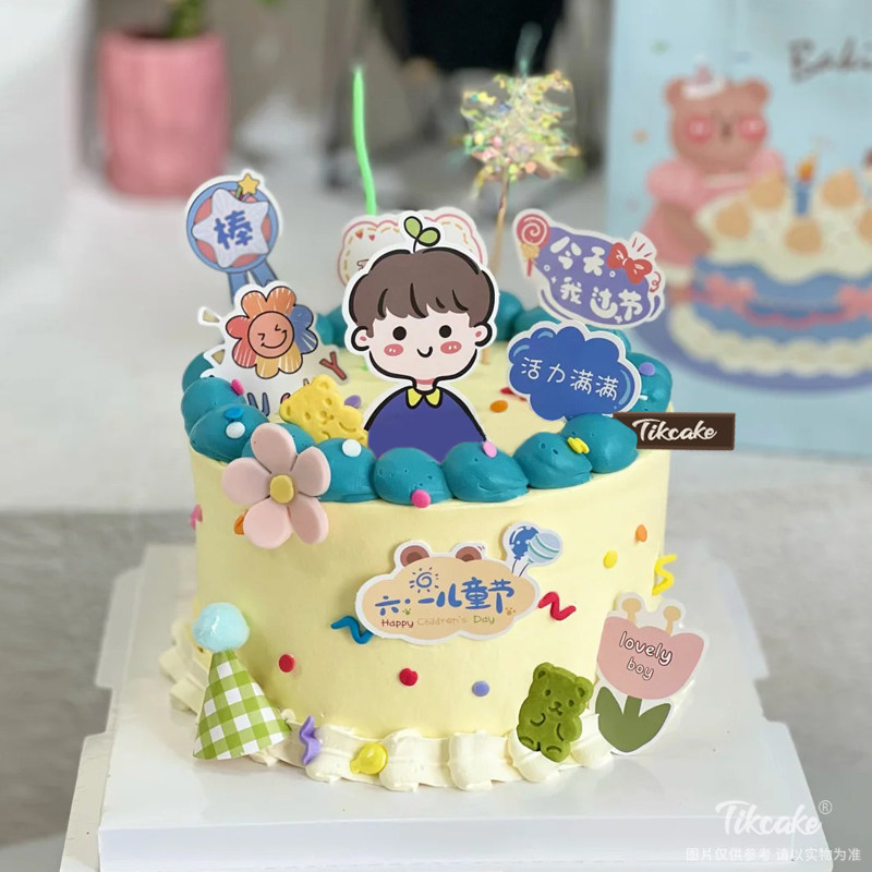 六一儿童节主题鲜奶蛋糕