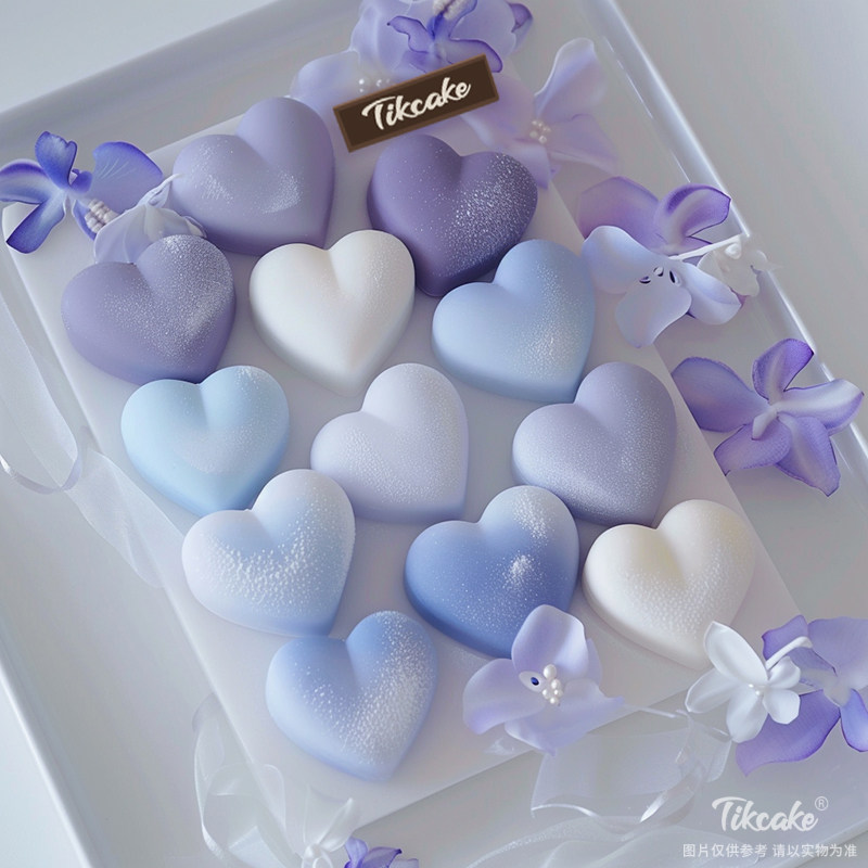 原创爱心主题巧克力蛋糕（城市款）