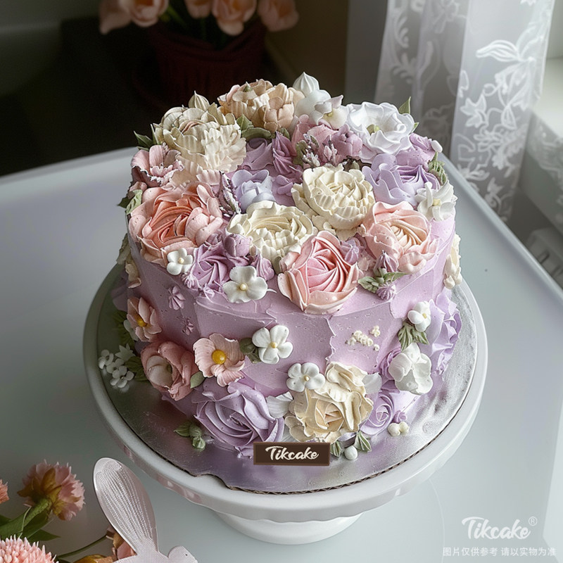 原创“花团锦簇”裱花蛋糕（城市款）