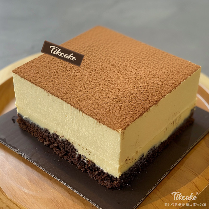 原创方形提拉米苏蛋糕