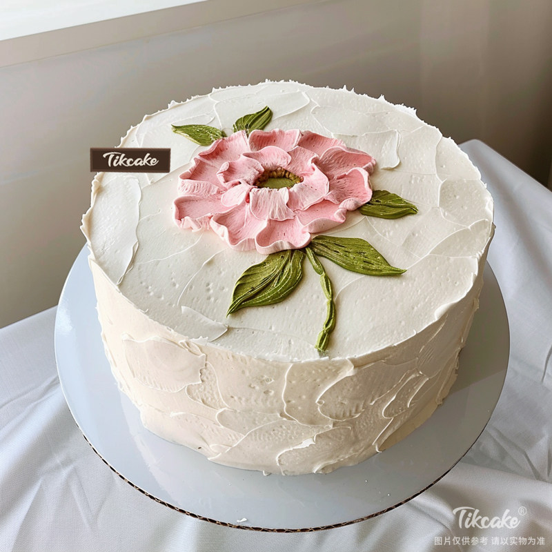 原创花朵主题裱花蛋糕