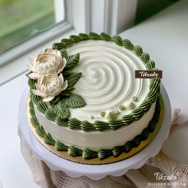 原创优雅高贵翻糖鲜奶蛋糕