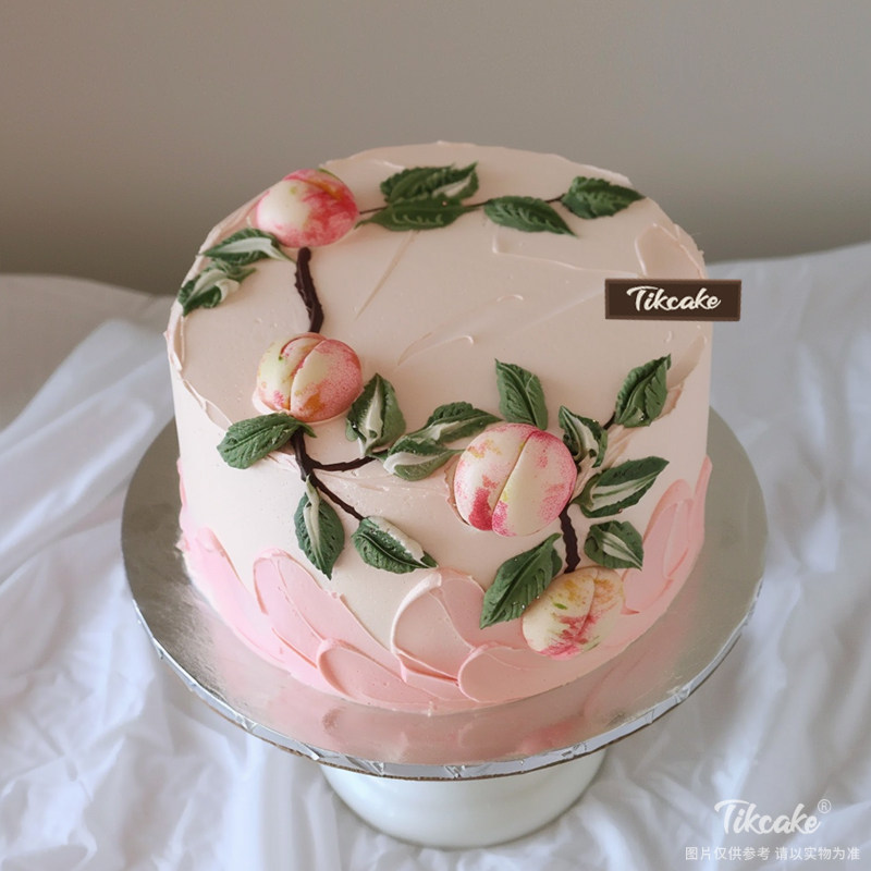 原创水果主题翻糖鲜奶蛋糕（城市款）