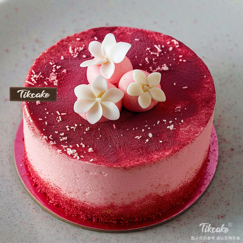 原创复古风翻糖鲜奶蛋糕