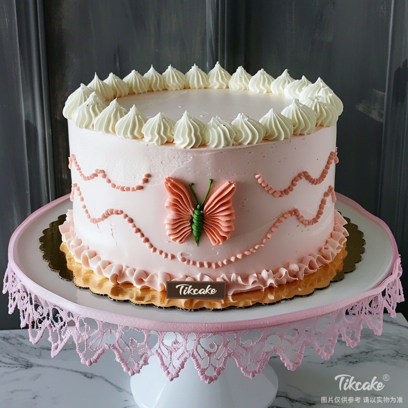 原创蝴蝶主题鲜奶蛋糕（二）