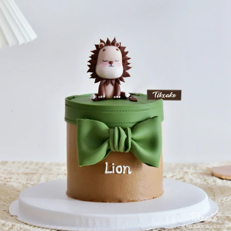 狮子座主题翻糖鲜奶蛋糕三（7.23-8.22）