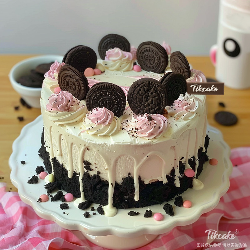 原创饼干主题鲜奶蛋糕