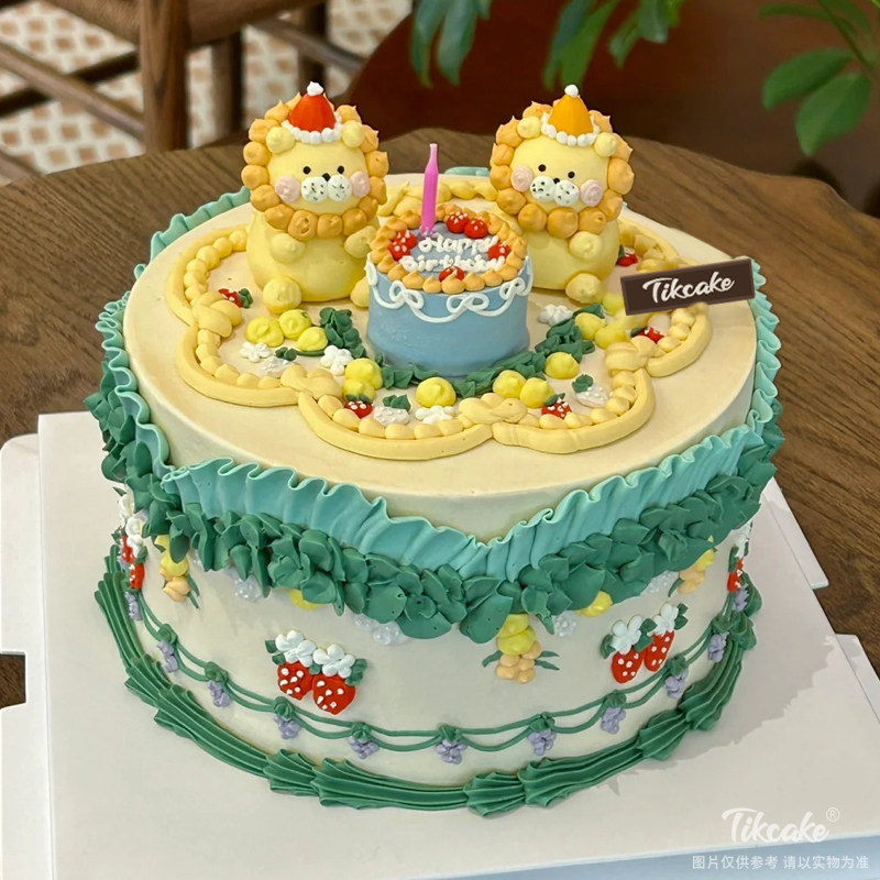 狮子座主题鲜奶蛋糕四（7.23-8.22）