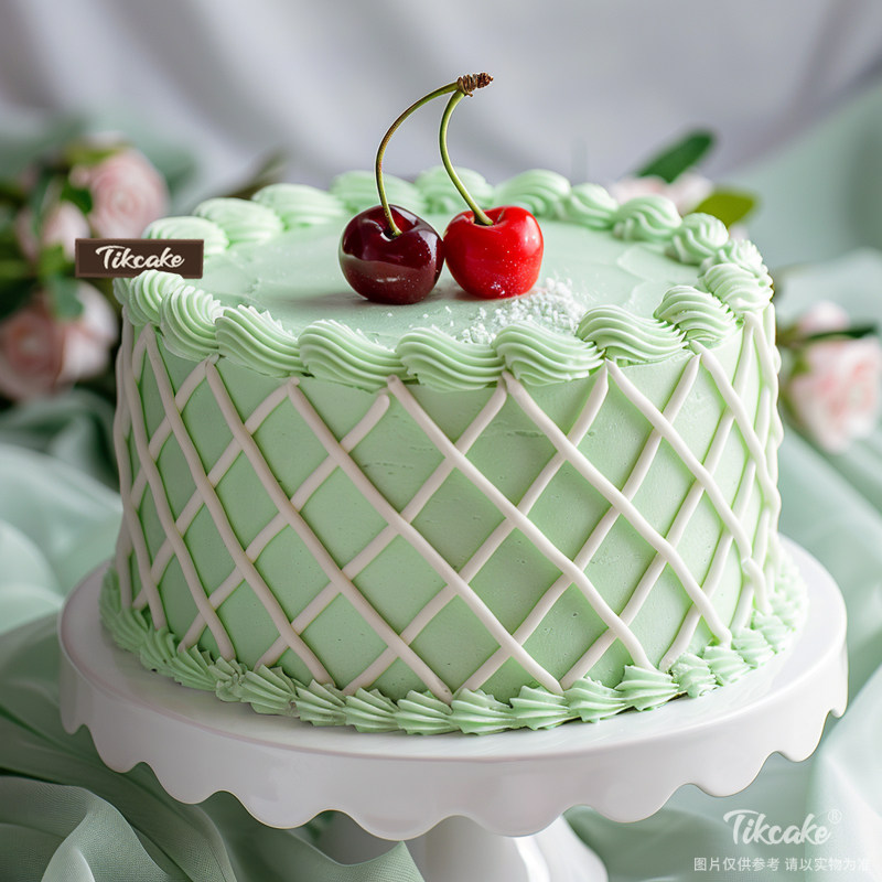 原创简约水果鲜奶蛋糕（八）