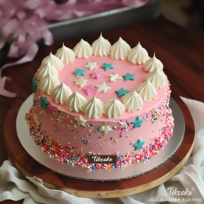 原创星星主题鲜奶蛋糕（二）
