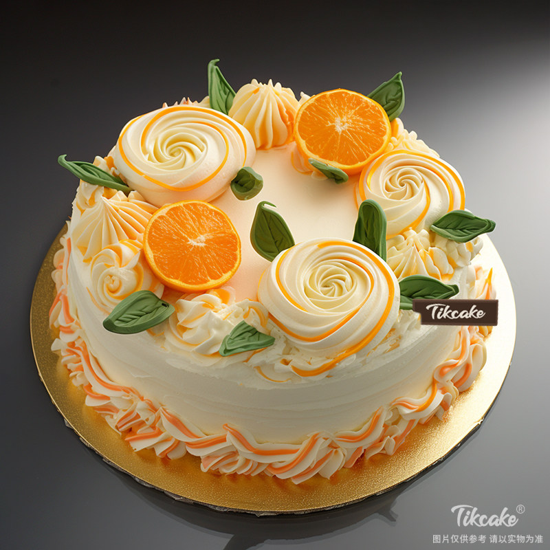 原创简约水果鲜奶蛋糕（十）